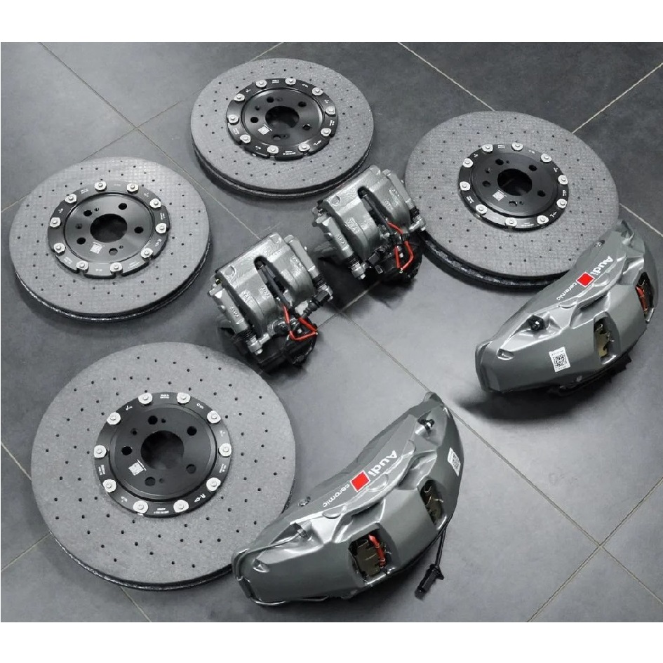 Audi all carbon ten piston ceramic brake