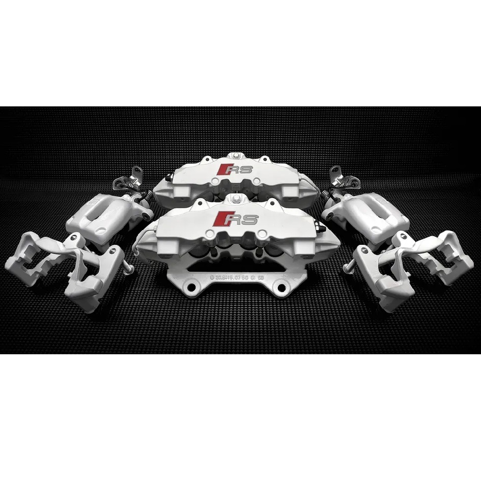 Audi original RS eight piston front and rear brakes