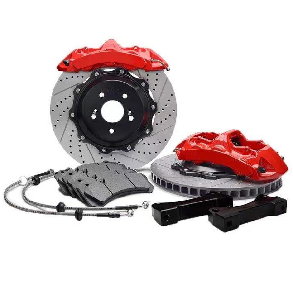 Big six cylinder caliper front wheel kit