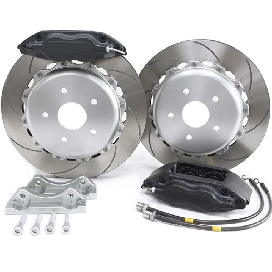 Small four cylinder split caliper front wheel kit