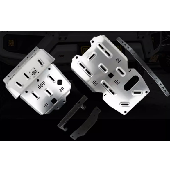 Toyota Prado LC150 aluminum alloy chassis guard plate original car mold opening non-destructive installation