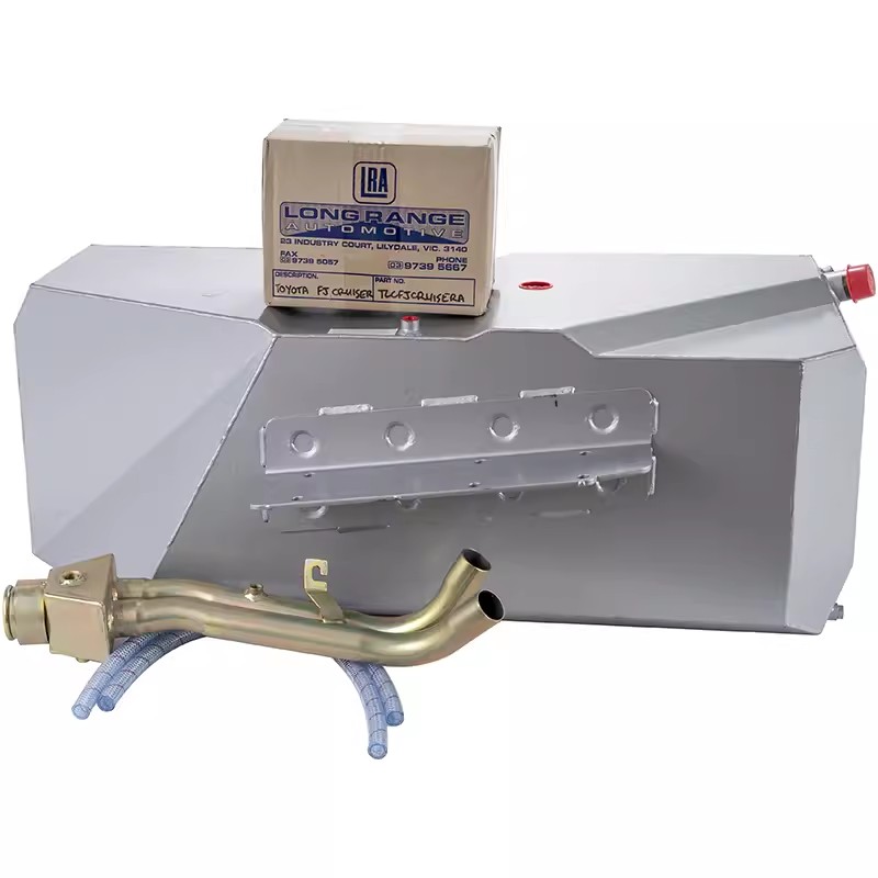 Toyota FJ LRA auxiliary fuel tank imported from Australia, 125L liter mailbox modified and installed