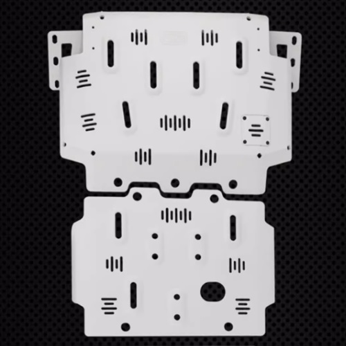 Ford F150/Raptor MR chassis guard plate 8mm aluminum alloy material non-destructive installation