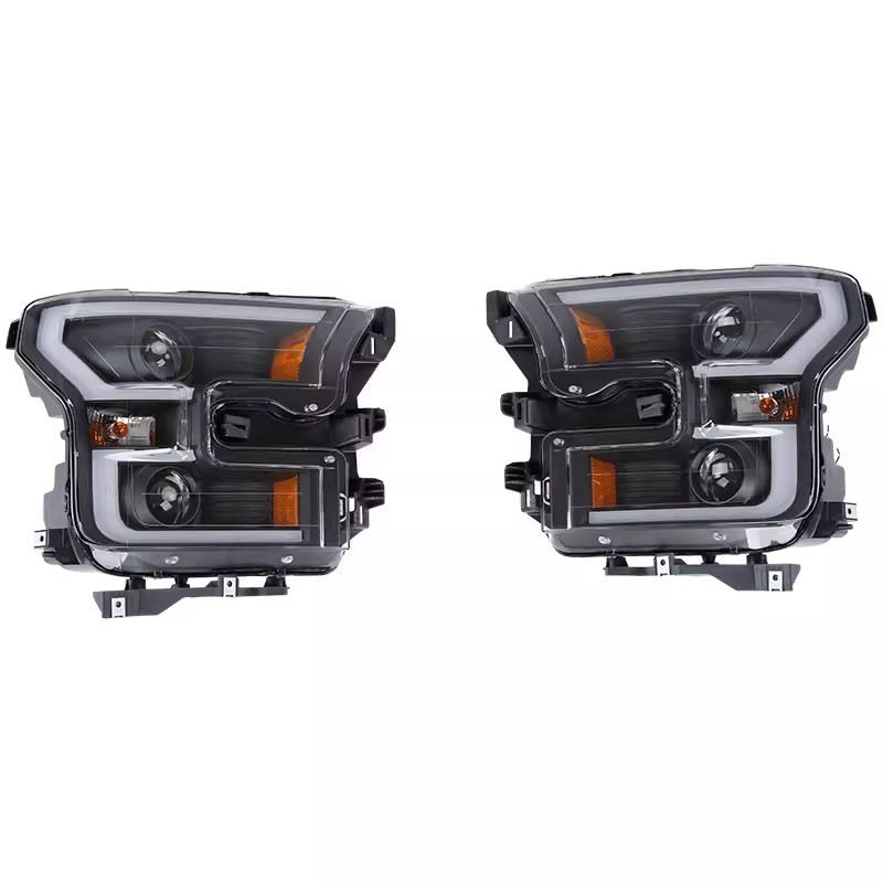 Ford 15 F150 and 17 Raptor modified headlights, outdoor off-road lights