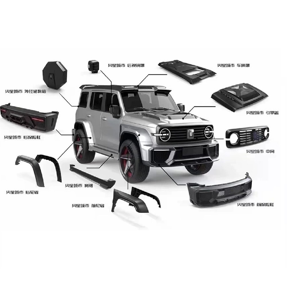 Tank 300 Mech Wing grille original vehicle mold opening, non-destructive installation, upgrade level